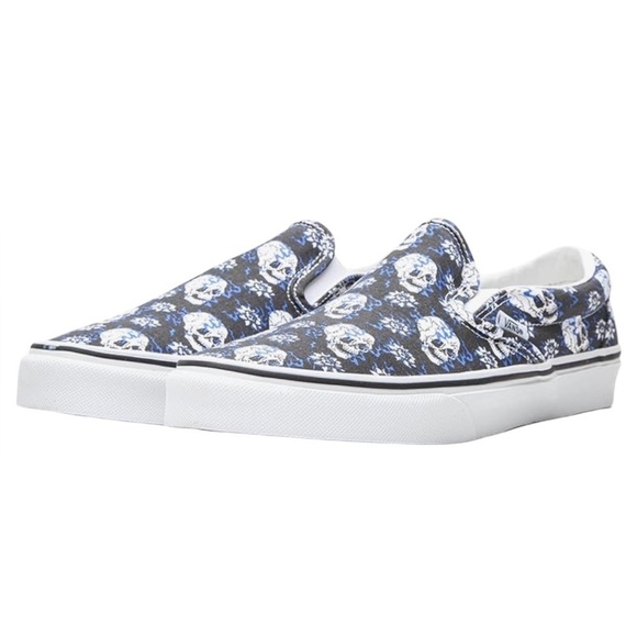 Vans Shoes - Vans Classic Flash Skulls Slip On Sneakers